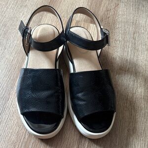 GEOX Italian Patent Leather Sandals